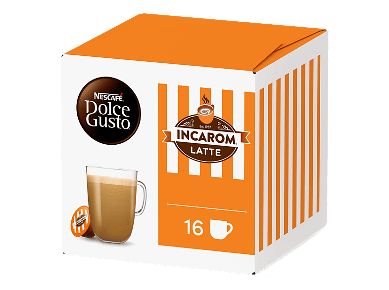 NESTLE DOLCE GUSTO Kaffeekapseln Incarom LatteArabicas aus Südamerika / ROBUSTA