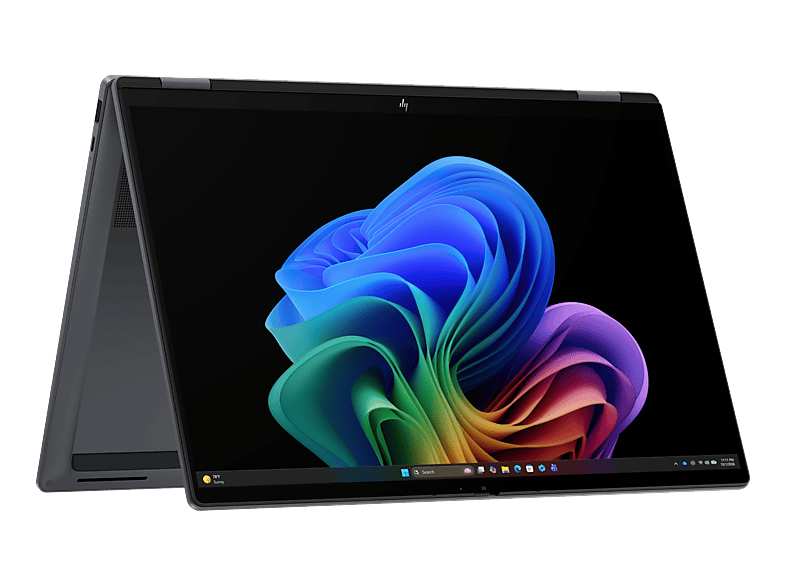 HP OmniBook X Flip 16-cb0704nzx, Convertible 2 in 1 Laptop, mit 16 Display Touchscreen, Intel® Core? Ultra 7 Prozessor 355 (12 MB Cache, bis zu 4.70 GHz), GB RAM, 512 SSD, Onboard Graphics, Eclipse Gray, Windows 11 Home