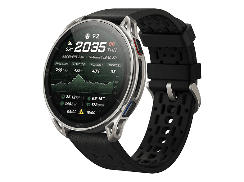 AMAZFIT Cheetah 2 Ultra Smartwatch Faserverstärktes Polymer, Titan Grad 5 Silikon, Nylon, -,