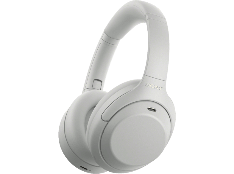SONY WH-1000X M4C, Over-ear Noise Cancelling-Kopfhörer Bluetooth (Faltbar), Platinsilber