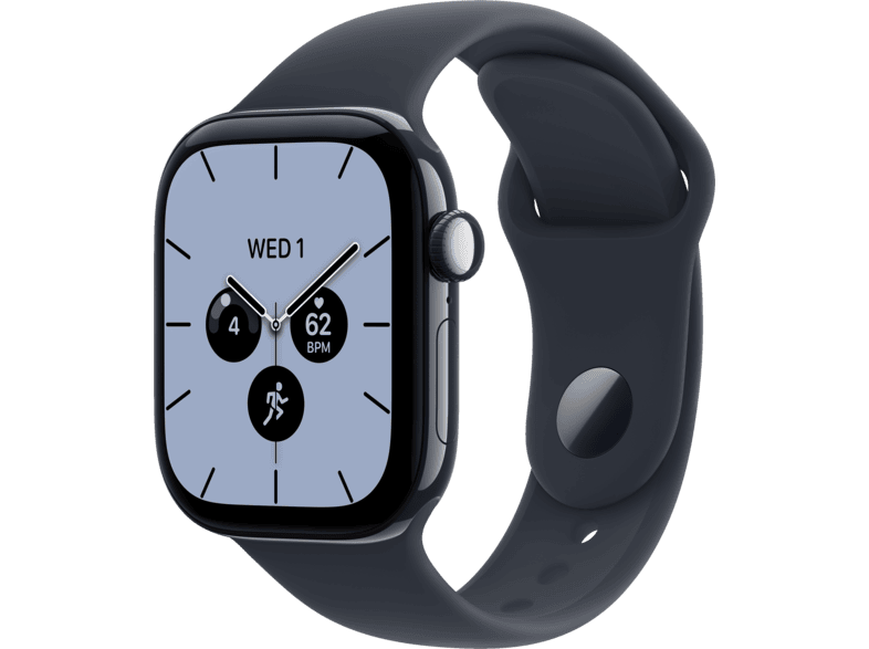 APPLE Watch Series 12 (GPS + Cellular) 42 mm Smartwatch Keramik, 150 - 200 (M/L), Night Blue Ceramic Case/Navy Sport Band