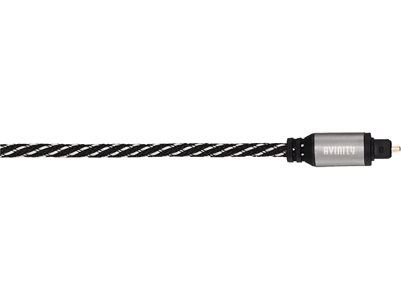 AVINITY 00127113 - Audio-Lichtleiter-Kabel (Schwarz/Weiss)