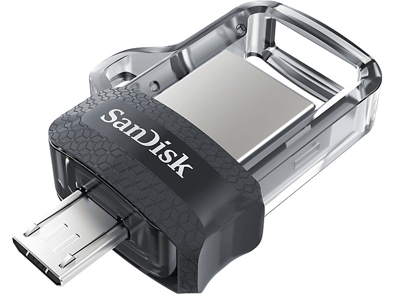 SanDisk USB 3.0 USB-Stick Ultra Dual 128 GB Transparent Schwarz