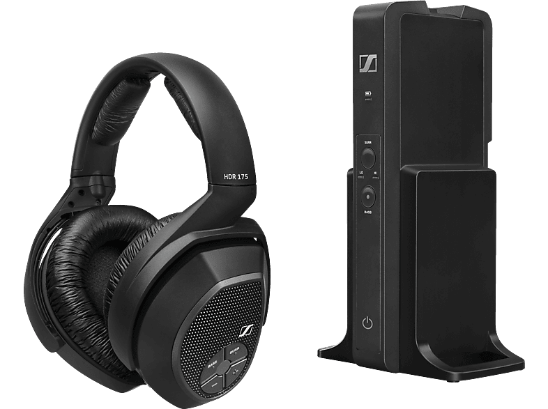 Sennheiser RS 175-U Over Ear Kopfhörer Funk Schwarz Surround-Sound