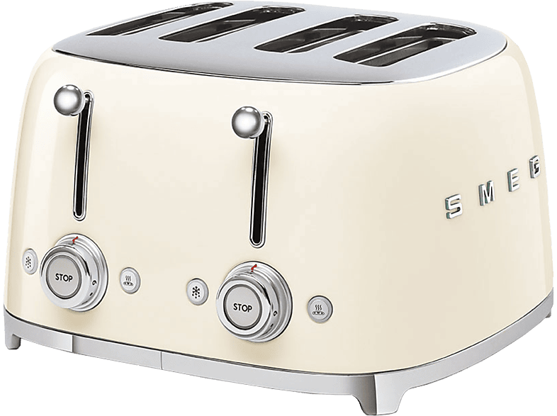 Smeg 4-Schlitz-Toaster Tsf03Creu Crème