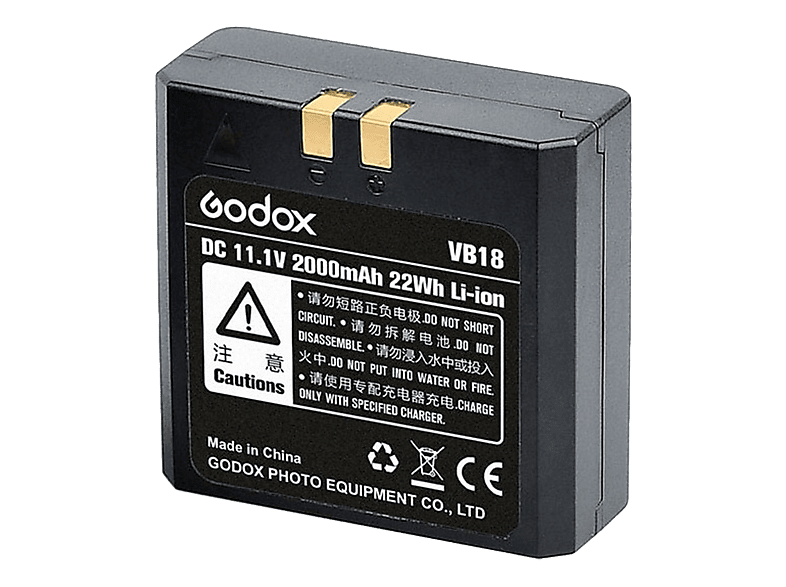 Godox - Akku VB-18, Schwarz