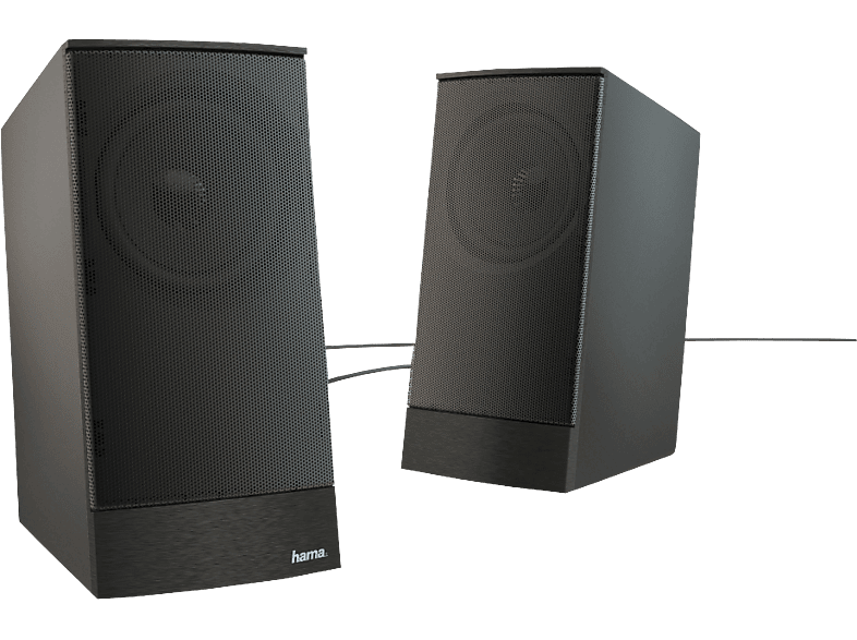 HAMA Sonic LS-208 - PC Lautsprecher (Schwarz)