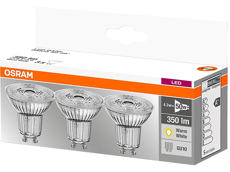 OSRAM LED BASE PAR16 GU10 - LED-Leuchtmittel