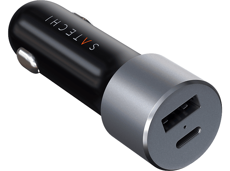 Satechi ST-TCPDCCM Ladeadapter 72 W 1x USB-A, 1x USB-C® Anthrazit Innenbereich