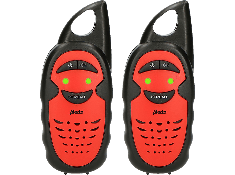 ALECTO FR-05RD Walkie Talkie – Walkie Talkie/Funkgerät – schwarz / rot