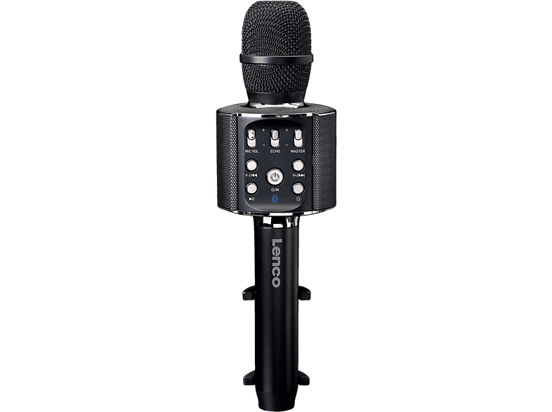 LENCO BMC-090 - Bluetooth Karaoke-Mikrofon (Schwarz)