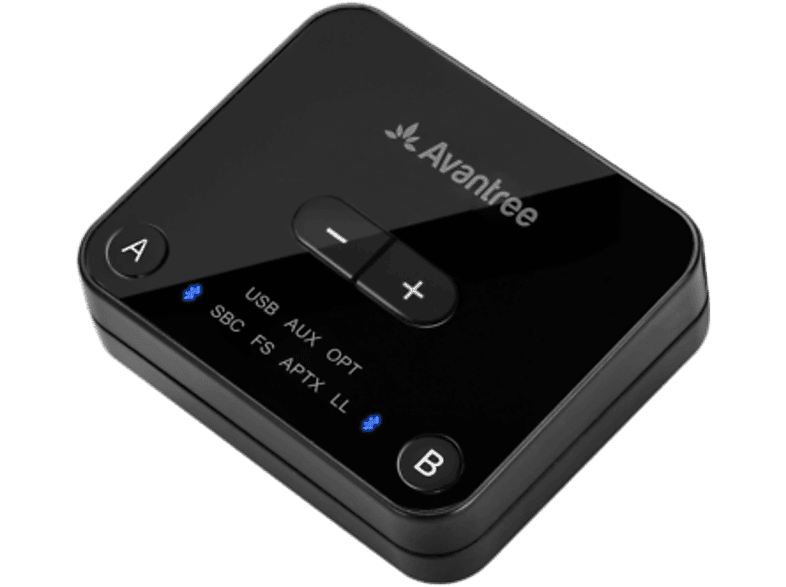 AVANTREE Audikast Plus - Bluetooth Audio Transmitter (Schwarz)