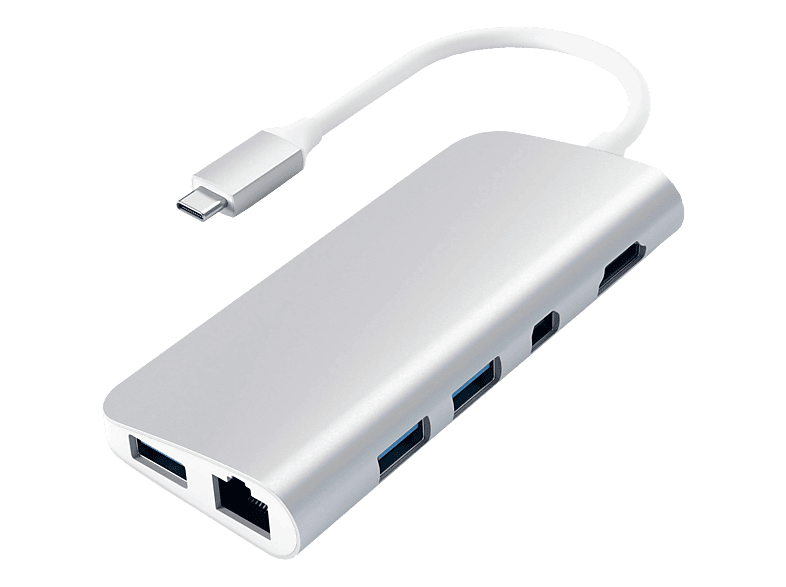 Multiport Satechi Silber Metall/Kunststoff - Multiport