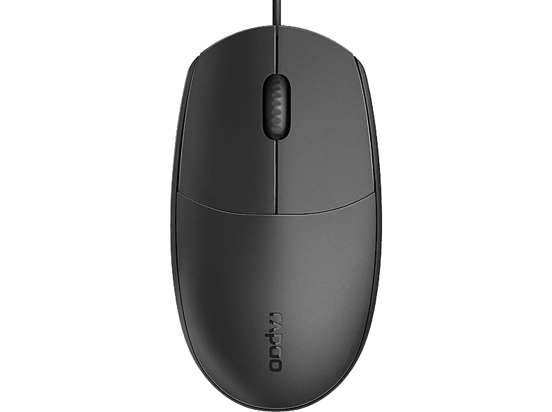 RAPOO N100 wired Optical Mouse 18050 Black