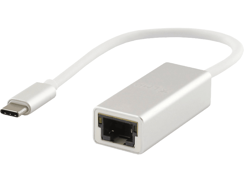 LMP 15995 - Adapter USB-C zu Gigabit Ethernet (Weiss/Silber)