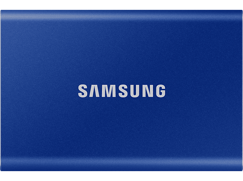 Samsung - T7, Portable SSD, Blau, 2 TB