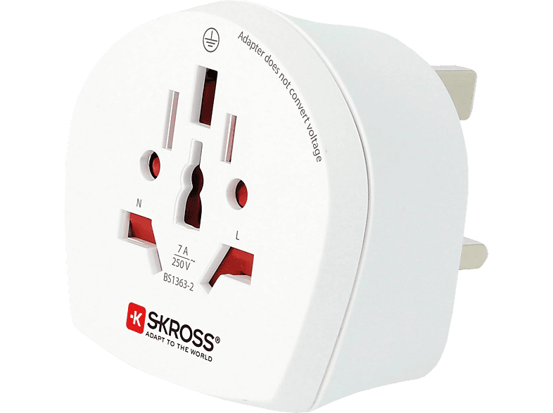 Skross 1.500225-E Reiseadapter CA W to UK (BS)