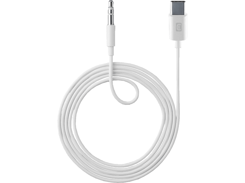 Cellularline Aux Music Cable Type-C Aux Cable Type-C – USB C Kabel/Adapter/Ladegerät