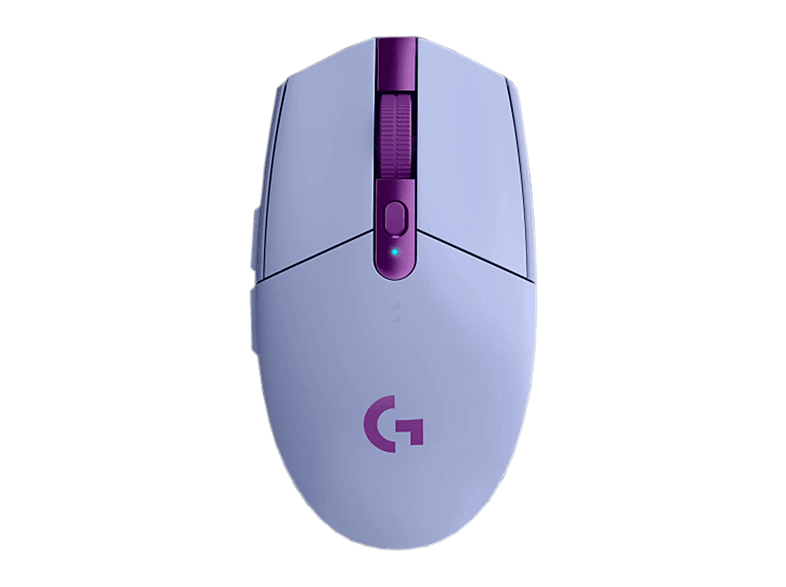 LOGITECH G305 - Gaming Maus, Kabellos, Optisch mit Leuchtdioden, 12000 dpi, Lilac