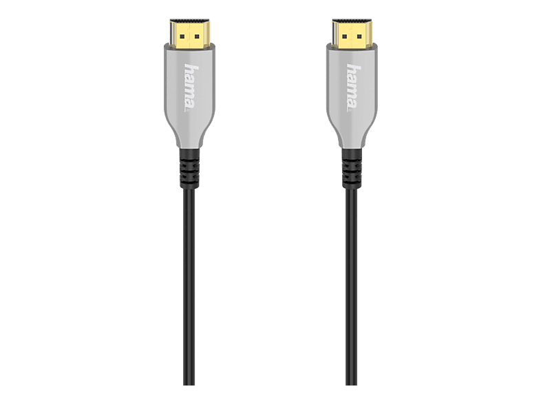 HAMA 205275 HDMI OPT 4K M/M 15M - HDMI-Kabel (Schwarz)