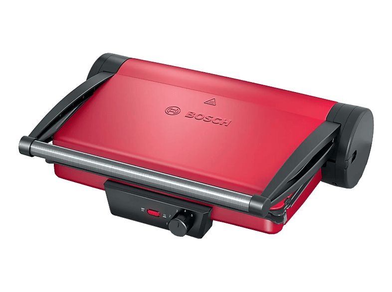 Bosch Haushalt TCG4104 Elektro Kontaktgrill Schwarz, Rot