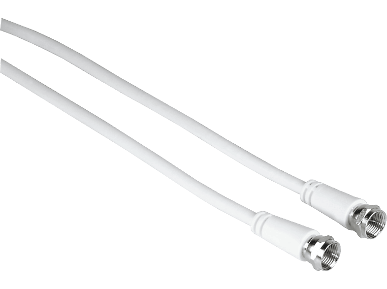 HAMA 205037 CABLE SAT M/M 1.5 - SAT-Anschlusskabel (Weiss)