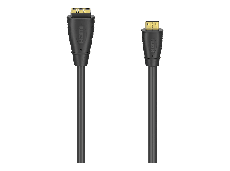 hama 00205167 HDMI?-Kabeladapter, Typ-C (Mini)-Stecker - Typ-A-Kupplung, vergoldet