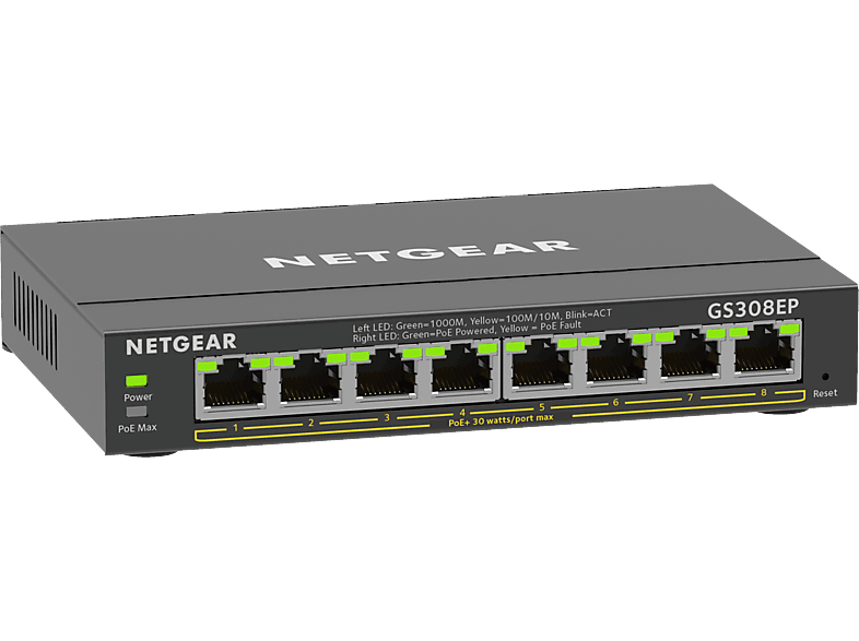 Netgear - GS308EP-100PES (8 Ports)