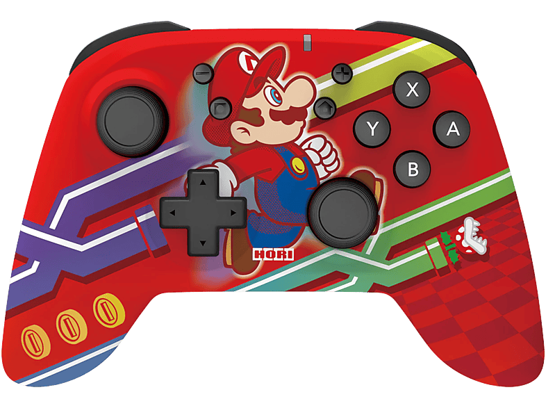 Nintendo Hori Wireless Horipad Controller Super Mario Gamepad (Rot)