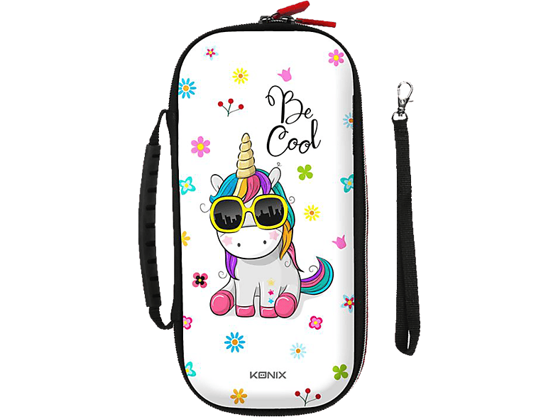 KONIX Mythics Unicorn Pro Carry Case BE COOL - Schutzhülle (Weiss)