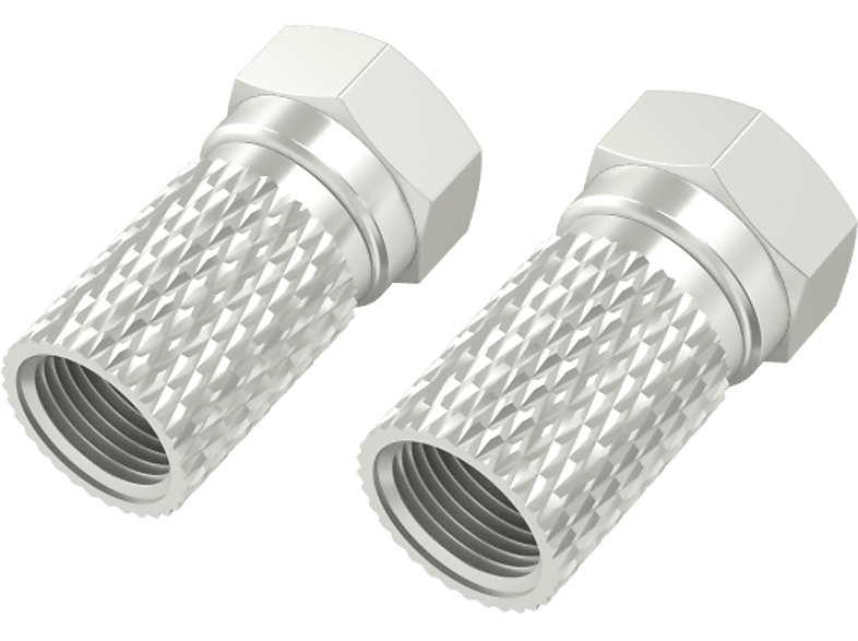 HAMA 00205208 - F-Stecker (Silber)