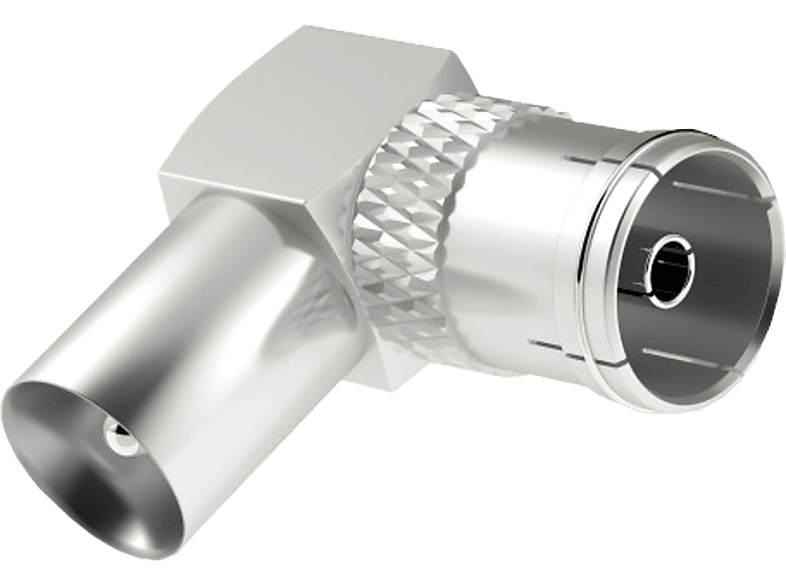 HAMA 00205202 - Antennen-Adapter (Silber)