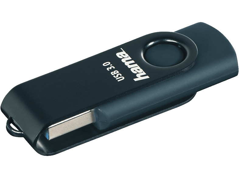 HAMA USB-Stick Rotate 182465 3.0, 128GB, 90MB/s, Petrol