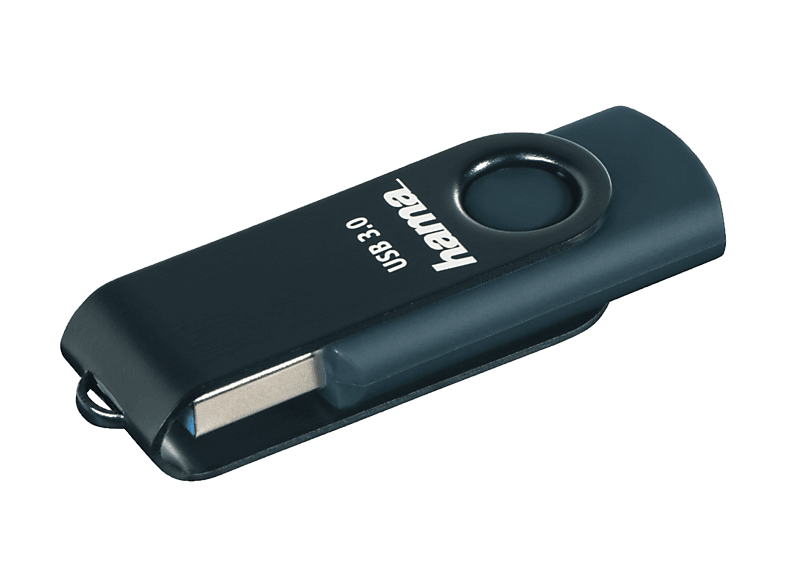 Hama - USB-Stick Rotate - 256 GB, USB 3.0, 90MB/s, Petrolblau, 256 GB