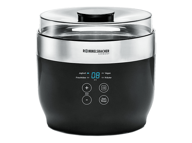 Rommelsbacher - Joghurtmaker JG 80, One Size, Schwarz