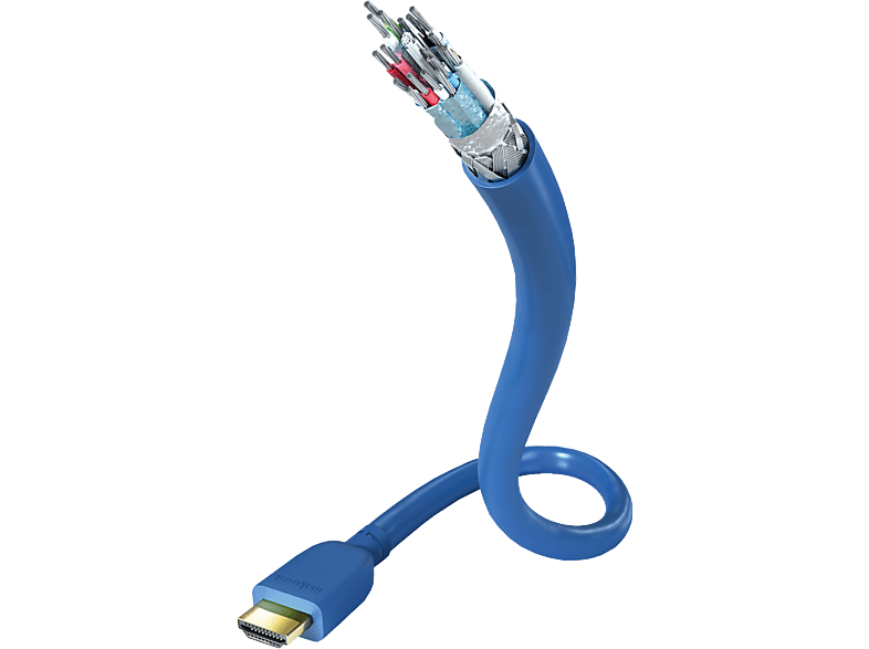 INAKUSTIK 924210 - HDMI-Kabel (Blau)
