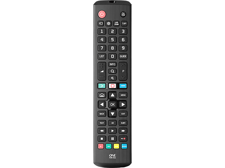 One For All LG 2.0 LG Fernbedienung Schwarz