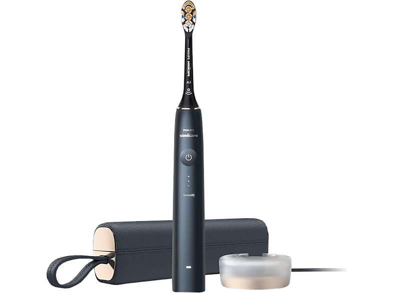 Philips DiamondClean Prestige Blau Schallzahnbürste – weiss
