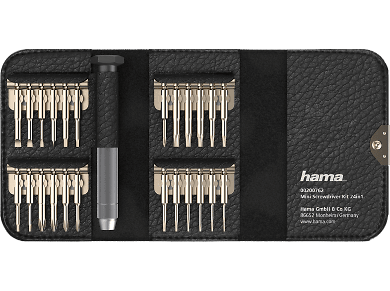 hama 00200762 Mini-Schraubendreher-Set 24in1