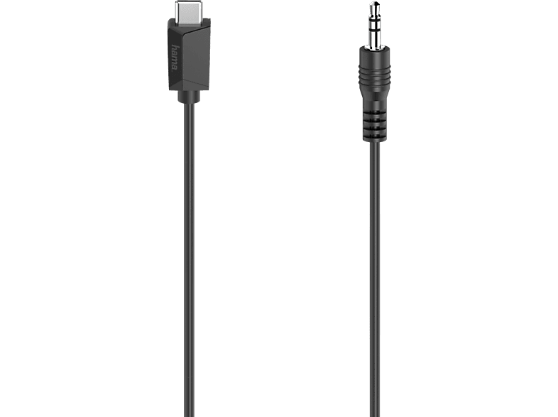 Hama USB 2.0 Adapter [1x Audio, stereo (3.5 mm Klinke) - 1x USB-C® Stecker] 0.75 m