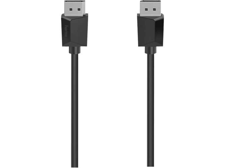 HAMA 00200695 - DisplayPort-Kabel, 75 cm, Schwarz