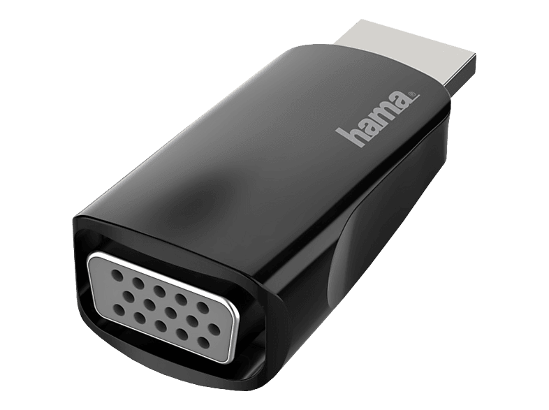 HAMA 00200344 - Video-Adapter, Schwarz