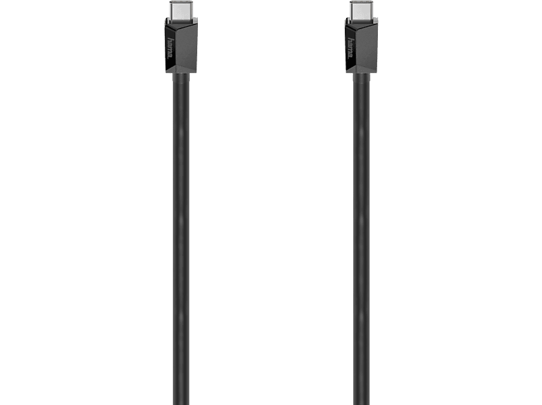 Hama USB-C® Kabel USB 2.0 USB-C® Stecker 1.5 m Schwarz 00200630