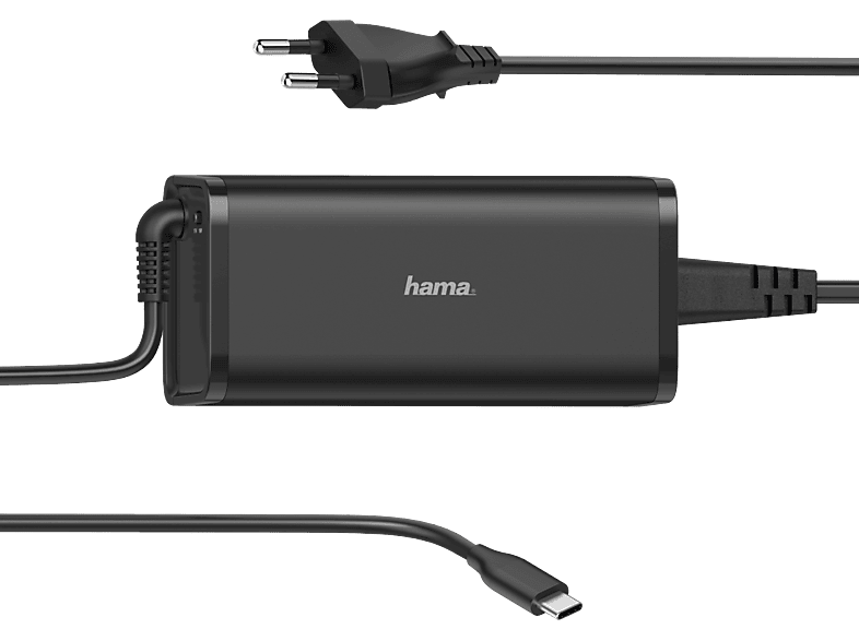 HAMA 00200007 - Notebook-Netzteil (Schwarz)