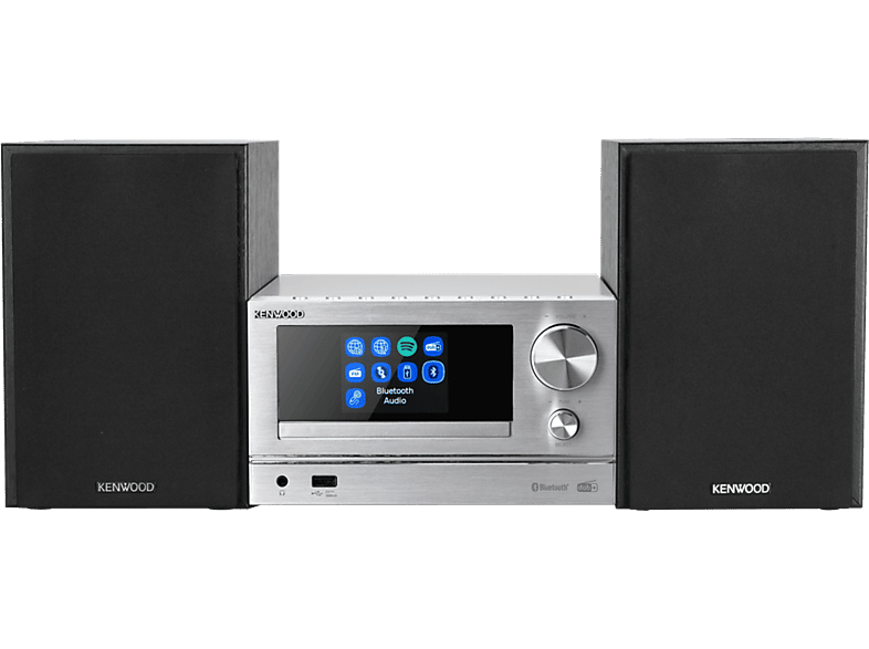 KENWOOD M-7000S-S - Micro HiFi-System (Silber)