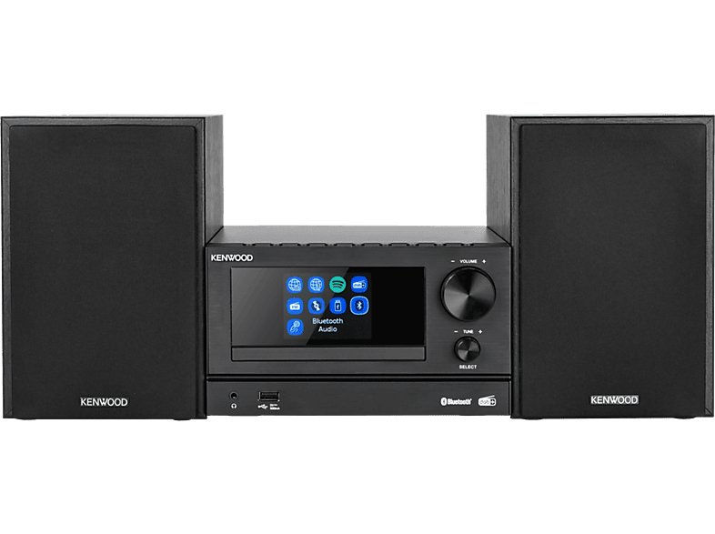 KENWOOD M-7000S-B - Micro HiFi-System (Schwarz)