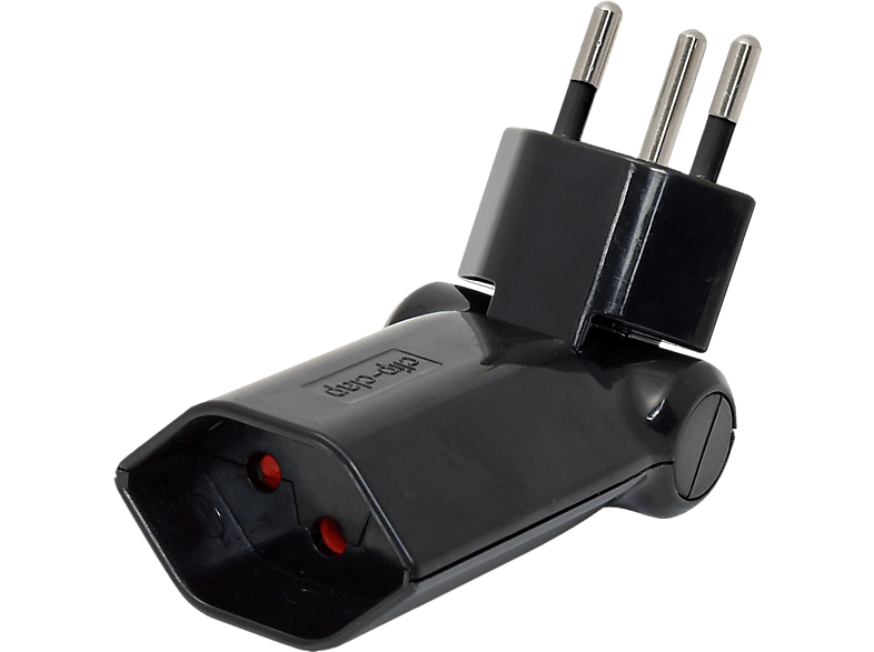 SCHOENENBERGER 04.2300S - Abzweigstecker (Schwarz)