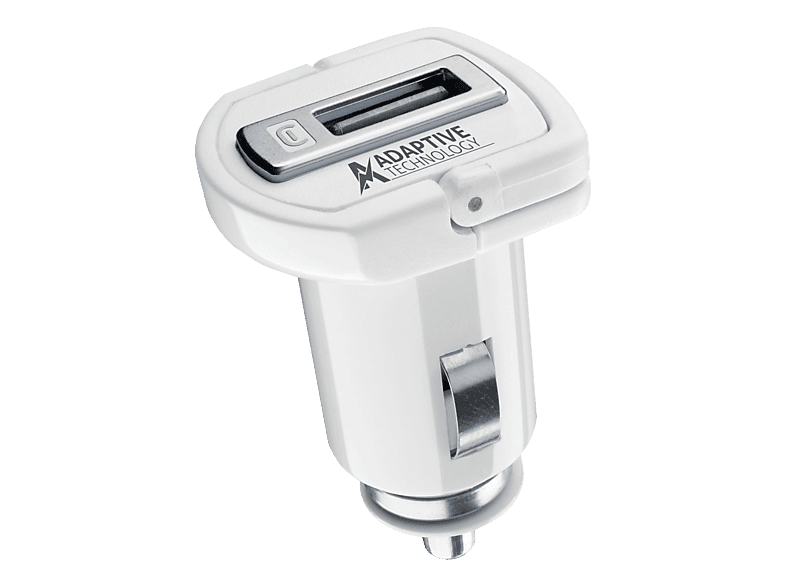 CELLULAR LINE Adaptive Fast Car Charger Kit 15W - Kfz Ladegerät (Weiss)