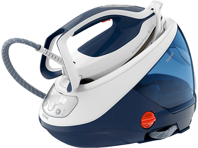 Tefal Pro Express Protect Bügelstation – Dampfbügelstation/Bügelstation – weiss / blau