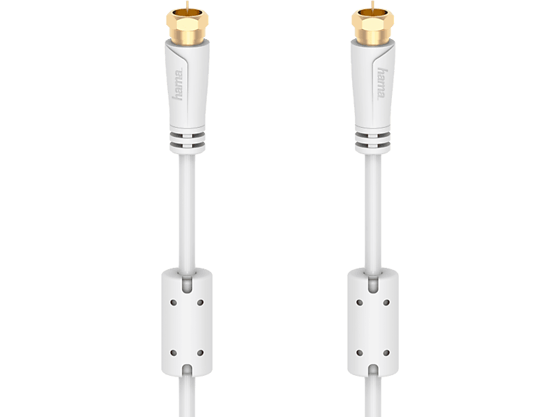 HAMA 00201132 - Antennen-Kabel (Weiss)